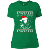 All I Want for Christmas is Snow ugly sweater PINGPONG