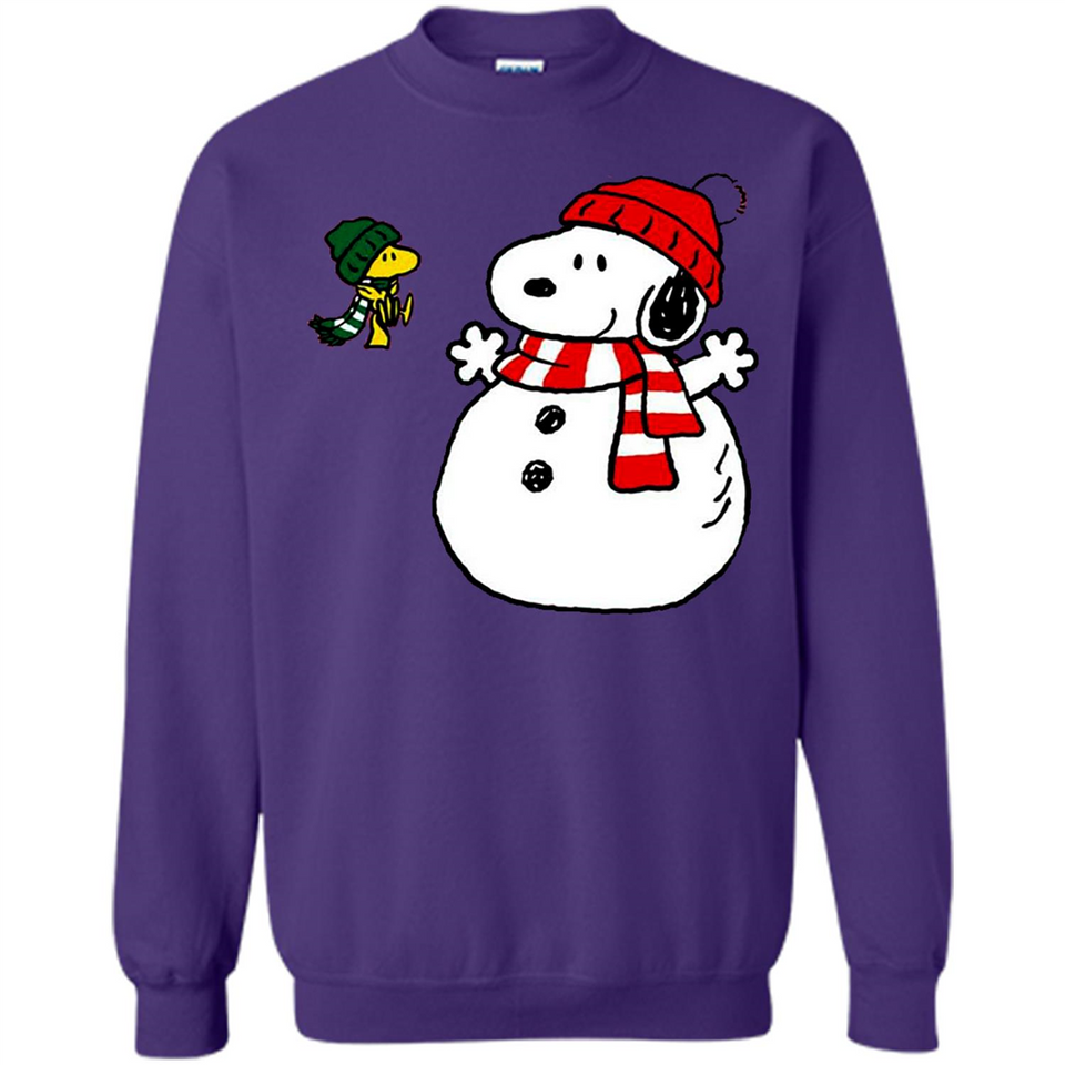 Snoopy Snowman Christmas