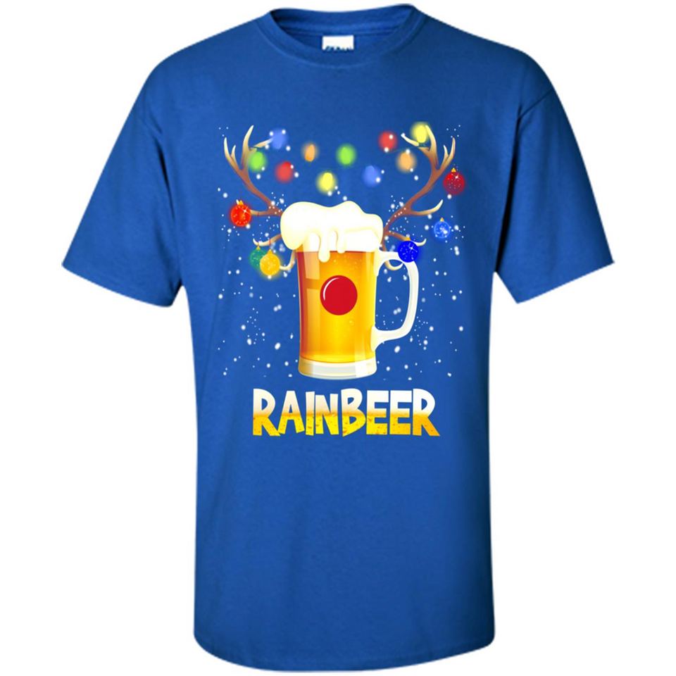 Rainbeer Christmas Reindeer Beer Drinking