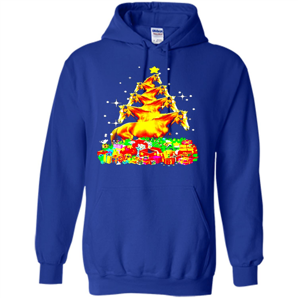 Horse Lover Tees Merry Christmas - Hoodie