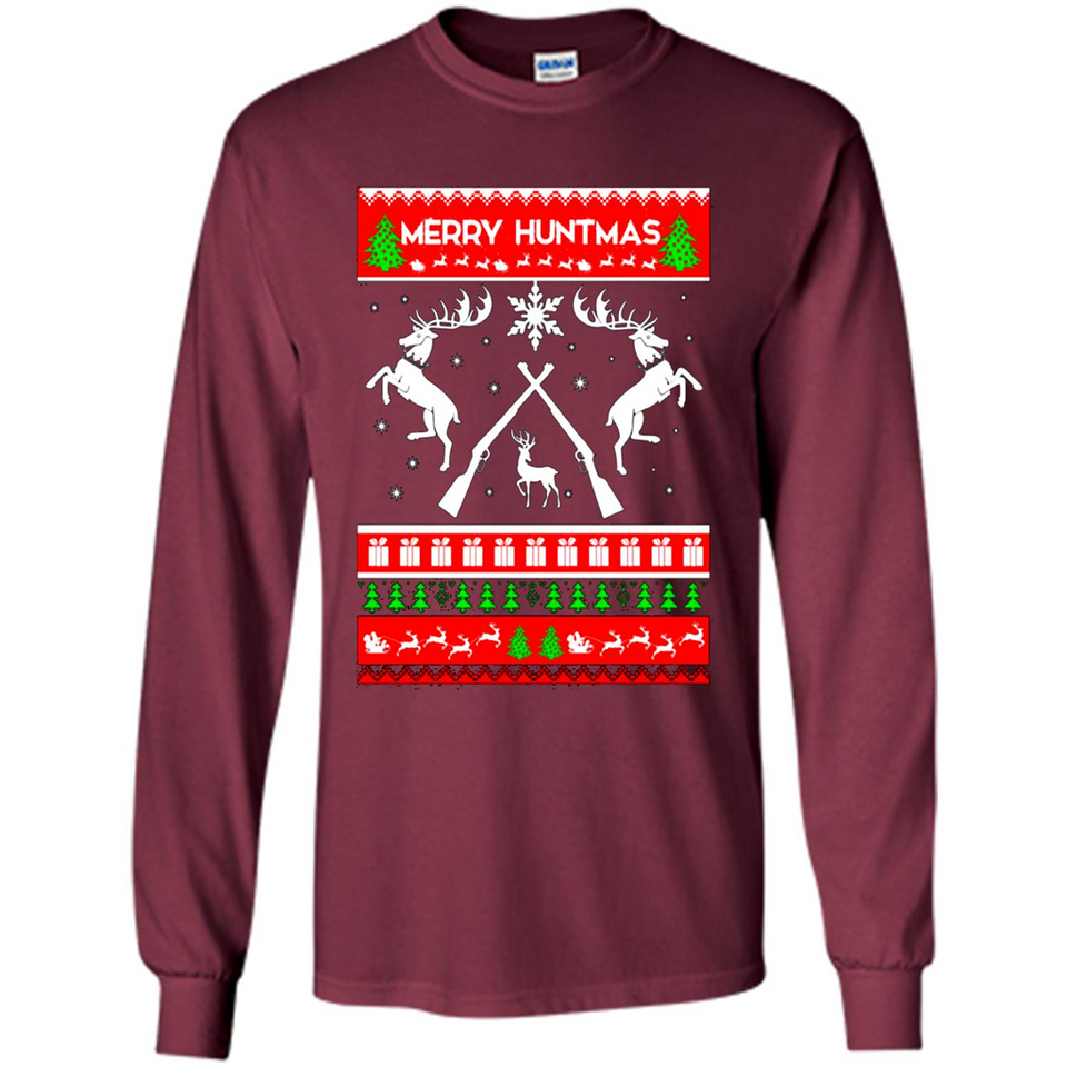 Merry Huntmas Ugly Christmas sweater PINGPONG