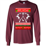 Merry Huntmas Ugly Christmas sweater PINGPONG