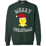 Bird Santa Merry Christmas T-Shirt - Birds Watchers Xmas - Sweatshirt