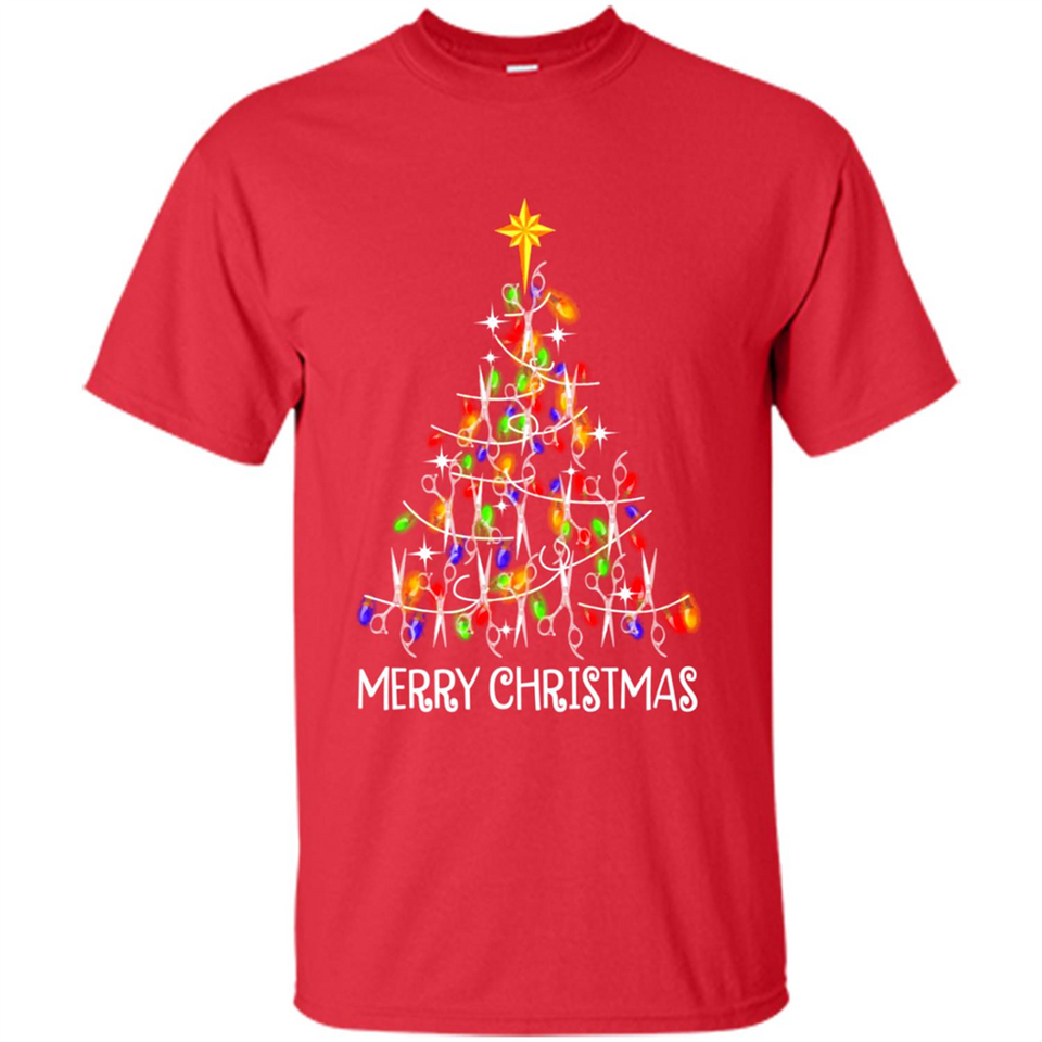 Hairstylist Merry Christmas Hairstylist Scissors Christmas Tree PING PONG