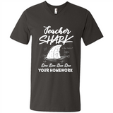 Teacher Shark Doo Doo Doo Your Homework Shirt Ladies' Boyfriend