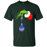 Grinch Holding American Flag ornament Christmas