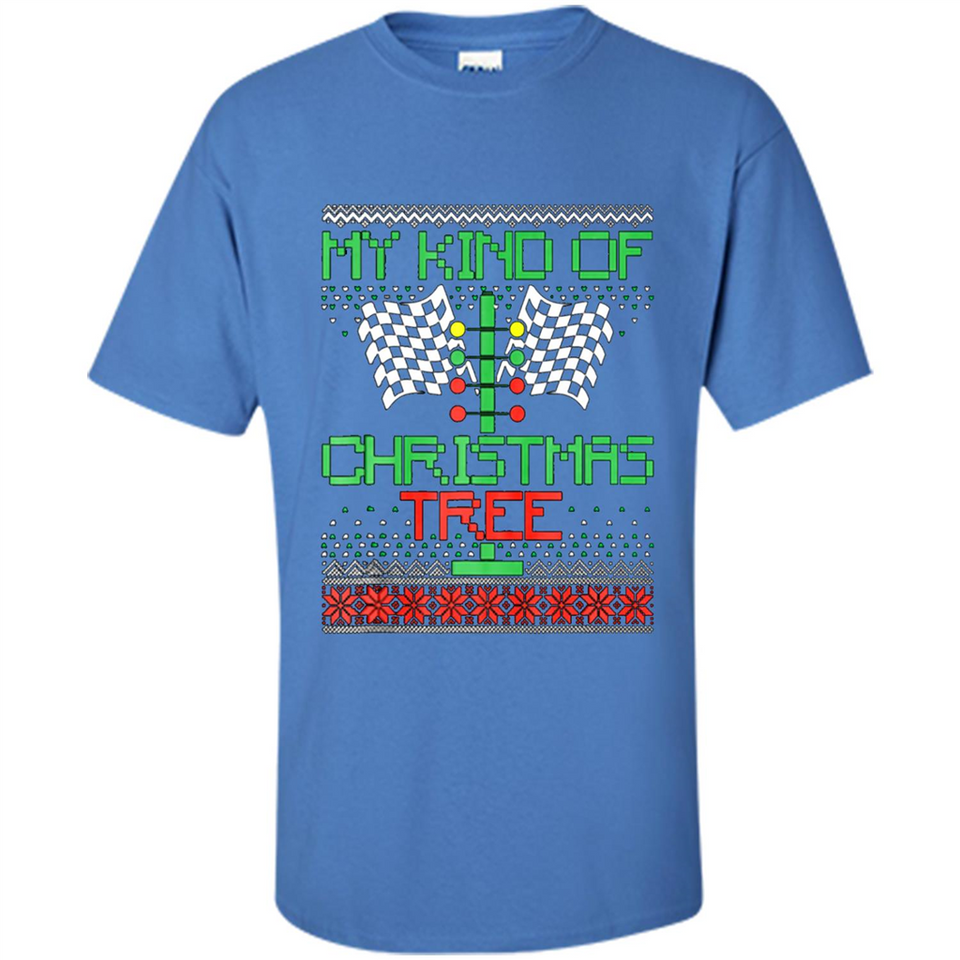 Funny Drag Racing Ugly Christmas Holiday Tree PING PONG