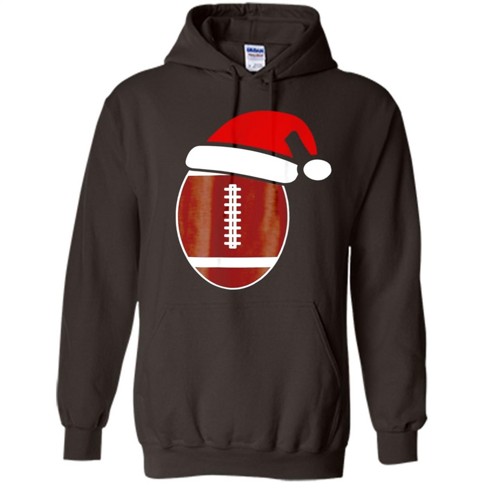 Christmas Football Shirt - Football Santa Hat Christmas