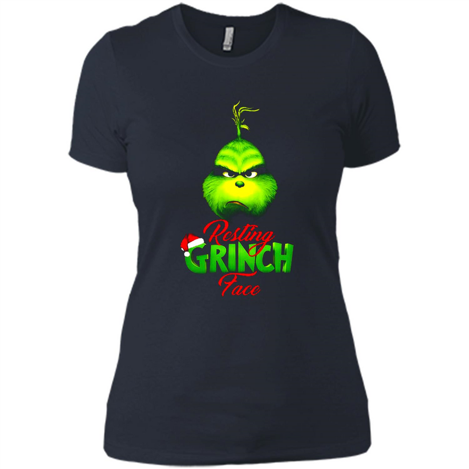 Resting Grinch Face Shirt PINGPONG - Ladies' Boyfriend T-Shirt
