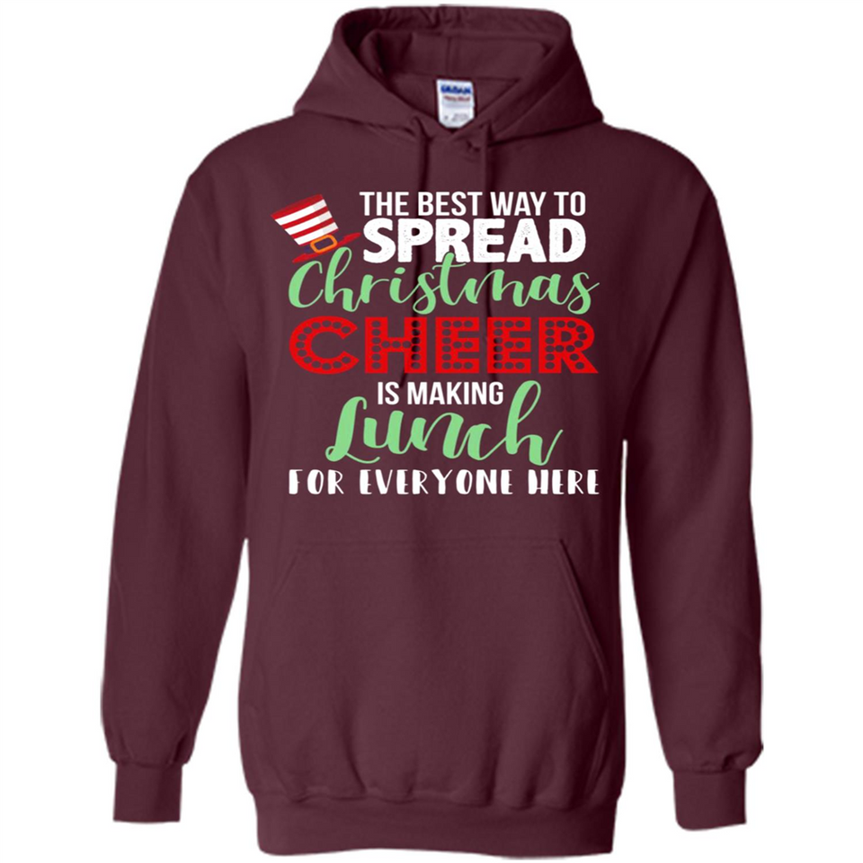 Spread Christmas Cheer Lunch Family Xmas Gift Ls - Hoodie
