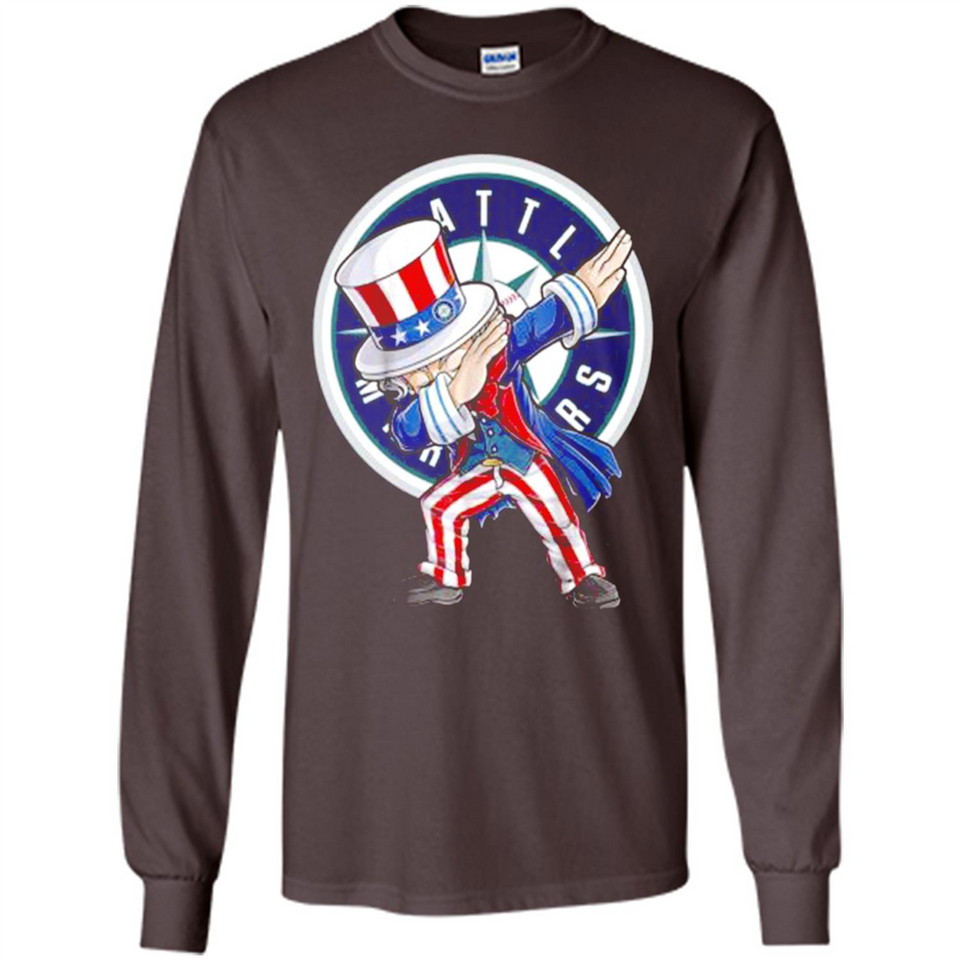 MLB SEATTLE MARINERS UNCLE SAM DABBING INDEPENDENCE DAY