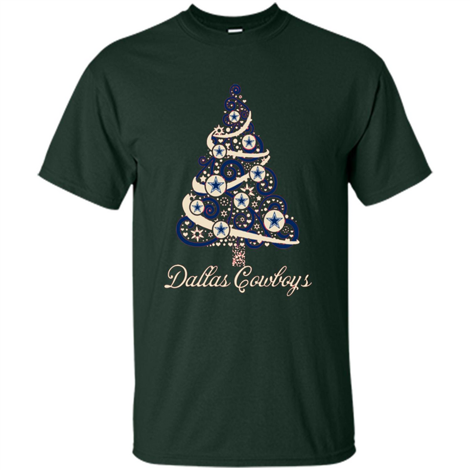 Dallas Cowboys NFL Football Team Logo Christmas Tree T-Shirt - Shirt