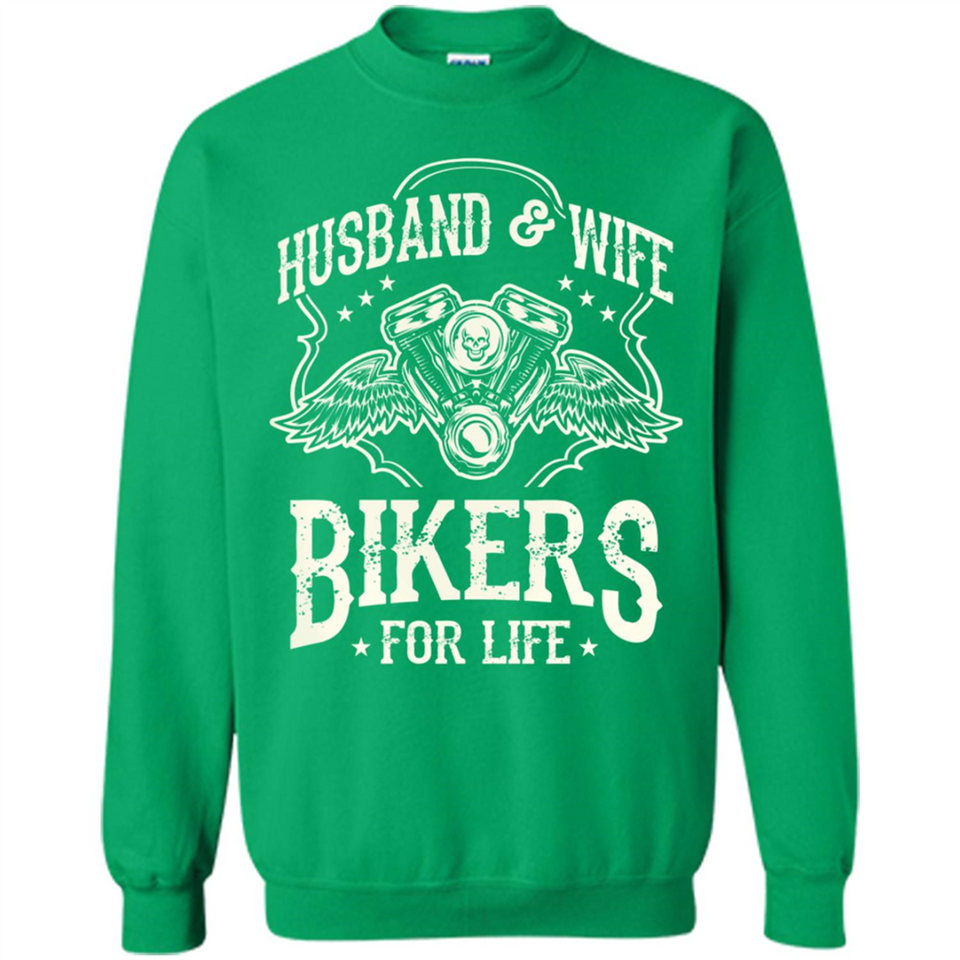 Husband & Wife Biker For Life Couple