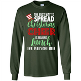 Spread Christmas Cheer Lunch Family Xmas Gift Ls - Long Sleeve T-Shirt