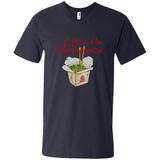 Christmas Ugly Sweater A Jew On Christmas - Men's V-Neck