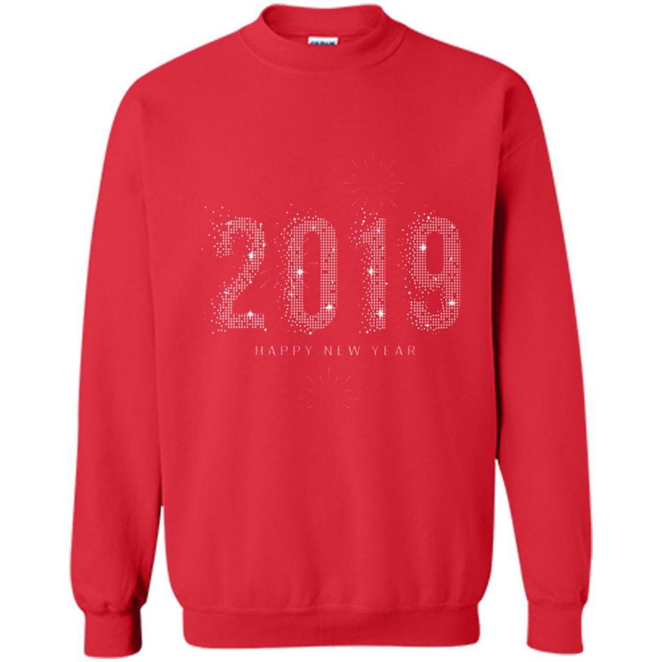Happy New Year 2019 Sparkle Firework PINGPONG