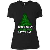 Looks Great Little Full Lotta Sap Funny Christmas PINGPONG