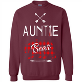 Aunt Shirt Buffalo Plaid Family Camp Bear Tee - Sweatshirt