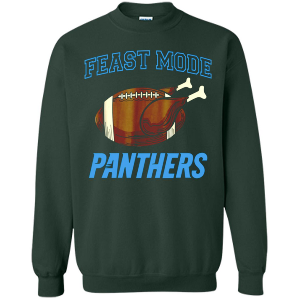 Feast Mode Panthers Shirt - Carolina Turkey Thanksgiving