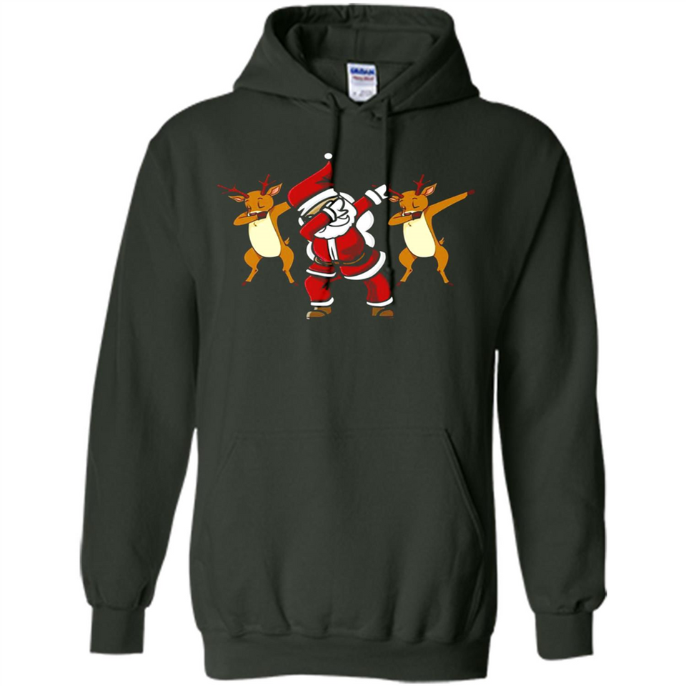 Dabbing Santa - Funny Santa Claus Christmas Dab - Hoodie