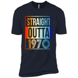 Retro Straight Outta 1970 48 Years Old - Premium Short Sleeve T-Shirt