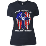 Dallas Cowboys - stand for the flag kneel for the cross