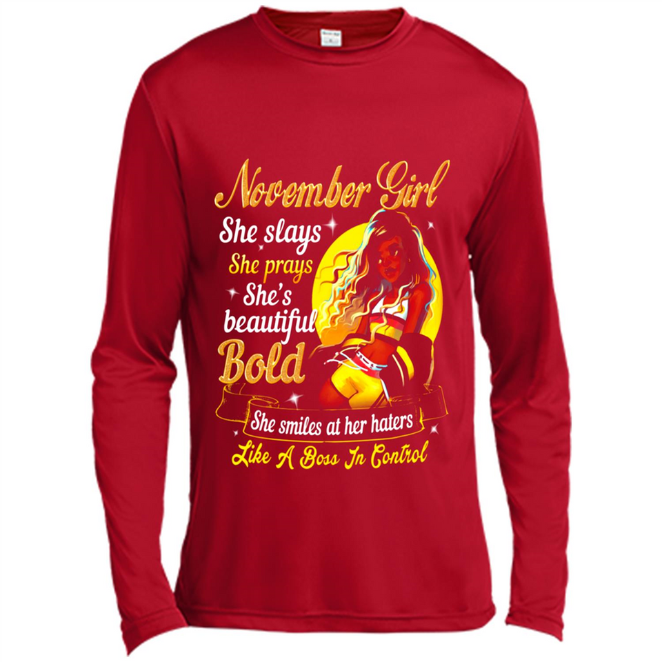 November Girl She Slays She Prays She's Beautiful PINGPONG