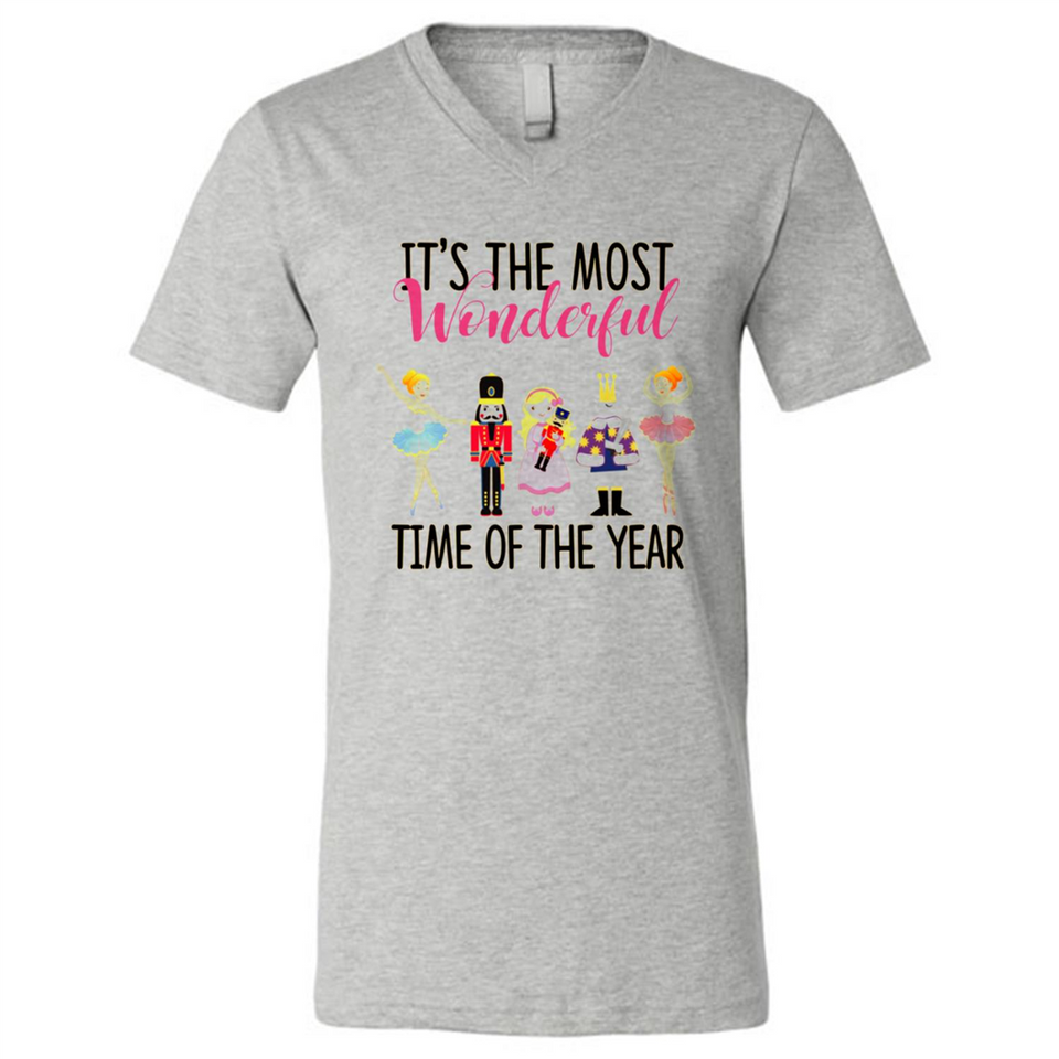 It's The Most Wonderful Time Of The Year - Canvas Unisex V-Neck