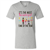It's The Most Wonderful Time Of The Year - Canvas Unisex V-Neck