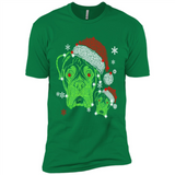 Boxer Dog diamond Christmas - Premium Short Sleeve T-Shirt