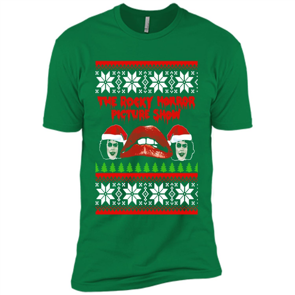 The Rocky Horror Picture Show Christmas sweater - Premium Short Sleeve T-Shirt