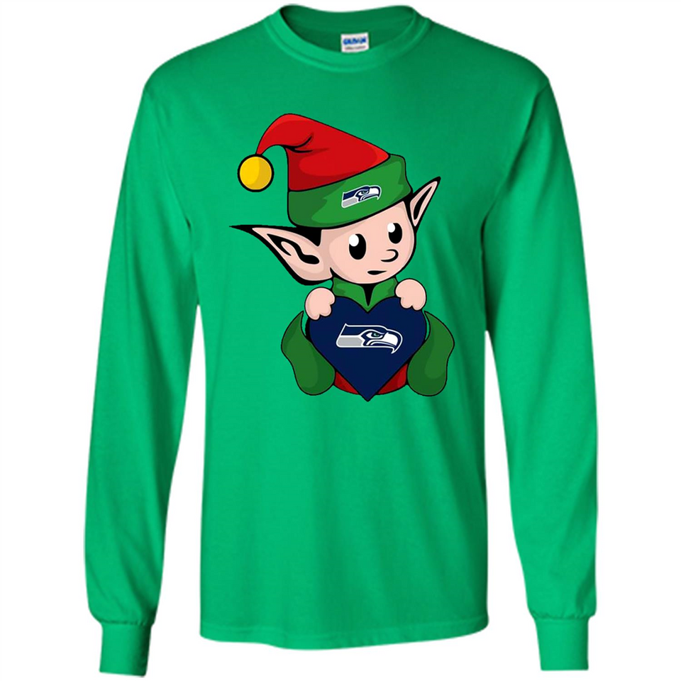 Seattle Seahawks ELF Elves Grinch Santa Claus