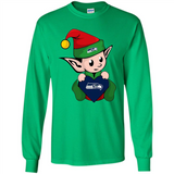Seattle Seahawks ELF Elves Grinch Santa Claus