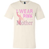 Breast cancer awareness mother - Canvas Unisex T-Shirt