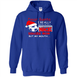 Dear Santa I Really Did Try To Be A Nice Soccer Mom Sweatshirt - Hoodie