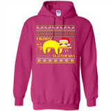 Merry Slothmas Sloth Christmas Sweater PINGPONG - Hoodie