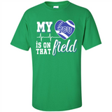 TCU Horned Frogs Football My Heart is on that Field - Shirt