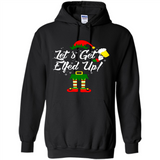 Let's Get Elfed Up Drinking Beer Christmas PINGPONG