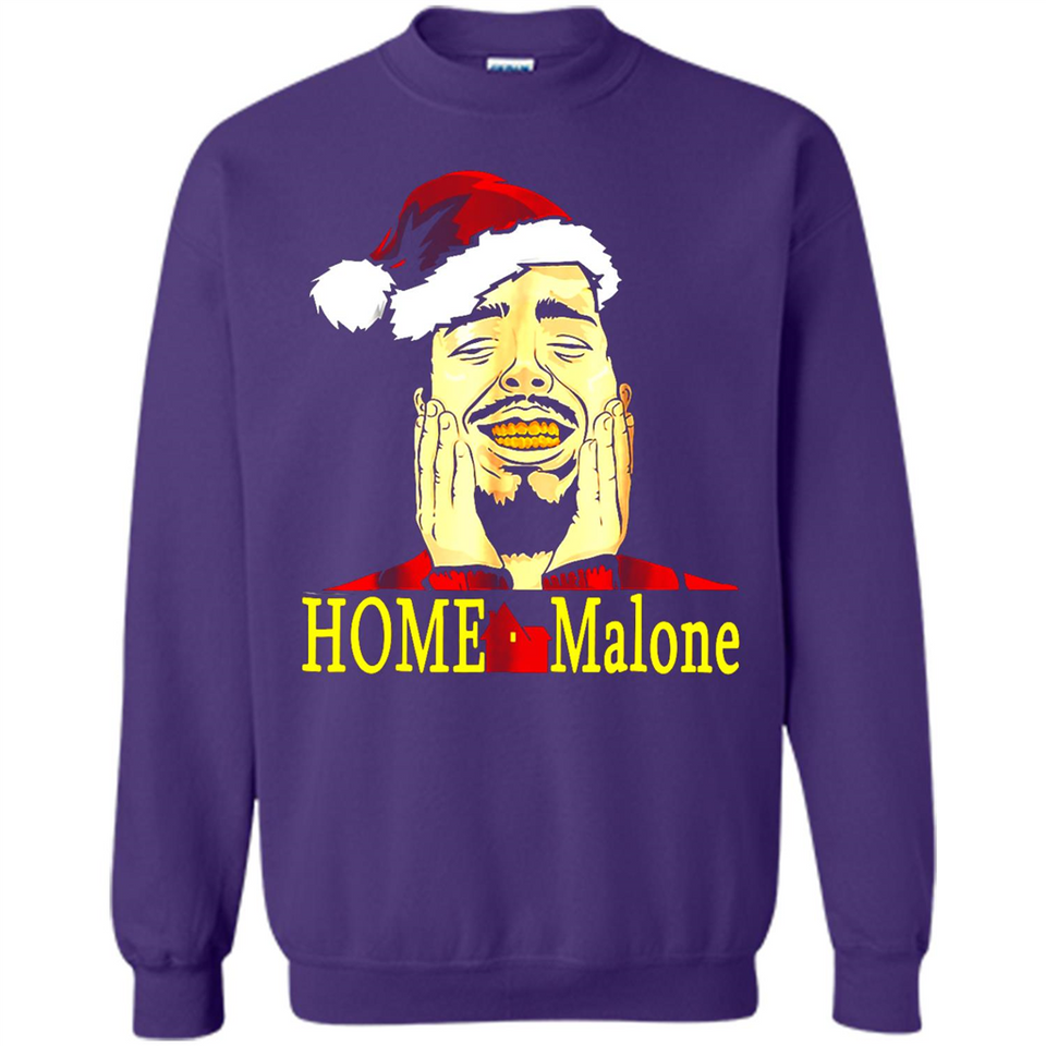 Home Malone Shirt Post Malone Christmas Sweatshirt - Sweatshirt