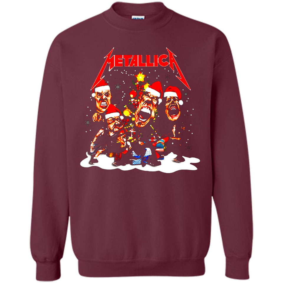 Metallica christmas sweatshirt hoodie long PINGPONG - Sweatshirt