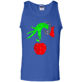 Christmas The Grinch Hand Holding Apple Ornament sweater - Tank Top