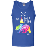 Mama Bear Shirt Tie Dye Family Vacation & Camping Tee - Tank Top