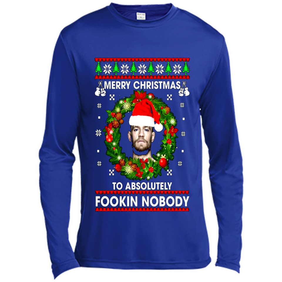 Merry Fookin Christmas Conor Mcgregor sweater PINGPONG