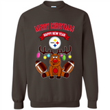 Pittsburgh Steelers NFL Reindeer Funny Merry Christmas And Happy New Year