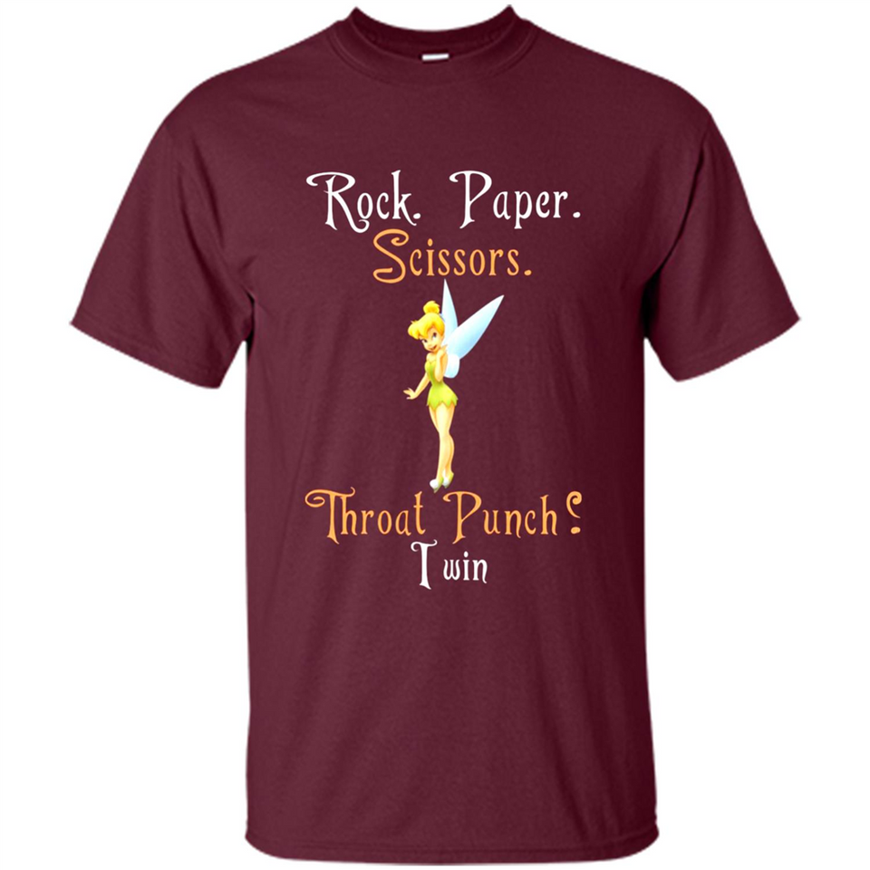 Tinker Bell Rock Paper Scissors Throat Punch I win PINGPONG
