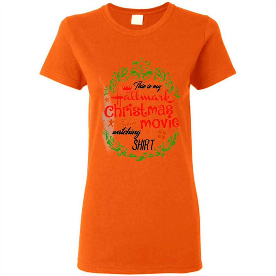 This is My Hallmark-Christmas Movies Watching Sporty T-Shirt - Ladies Short-Sleeve