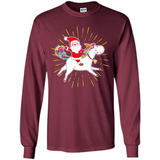 Unicorn And Santa Christmas - Long Sleeve T-Shirt
