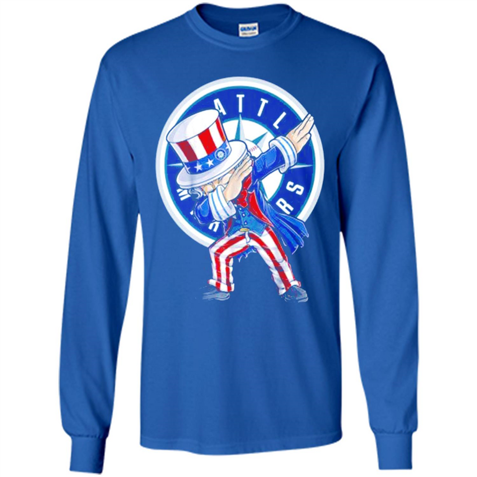 MLB SEATTLE MARINERS UNCLE SAM DABBING INDEPENDENCE DAY