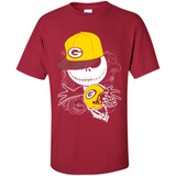 Jack Skellington The Nightmare Before Christmas-Packers Football - Shirt