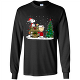 Arizona Cardinals Snoopy The Peanuts Movie Christmas Football Super Bowl pingpong - Long Sleeve T-Shirt